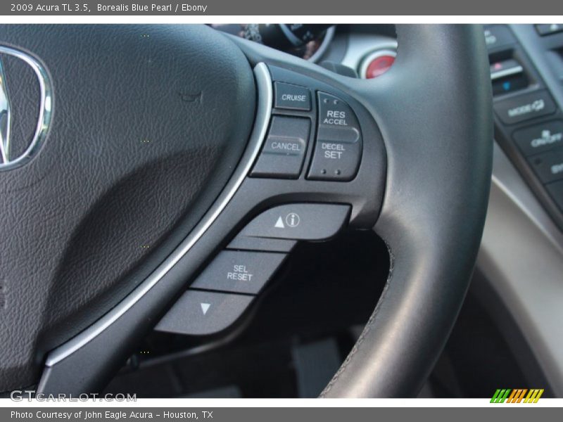 Borealis Blue Pearl / Ebony 2009 Acura TL 3.5