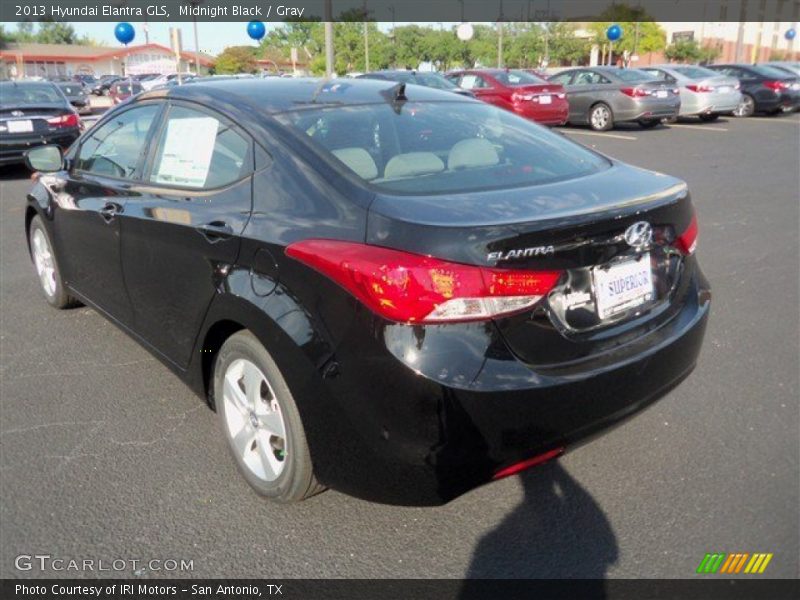 Midnight Black / Gray 2013 Hyundai Elantra GLS