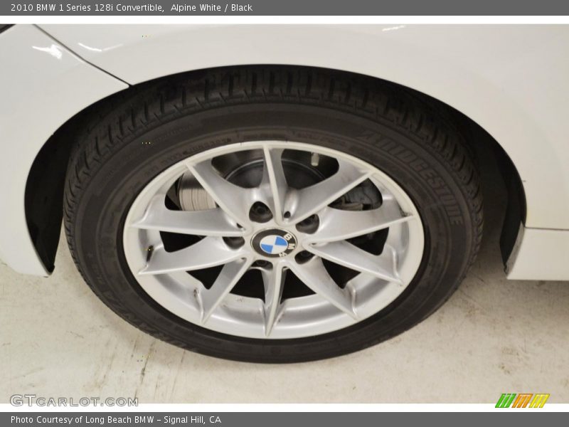 Alpine White / Black 2010 BMW 1 Series 128i Convertible