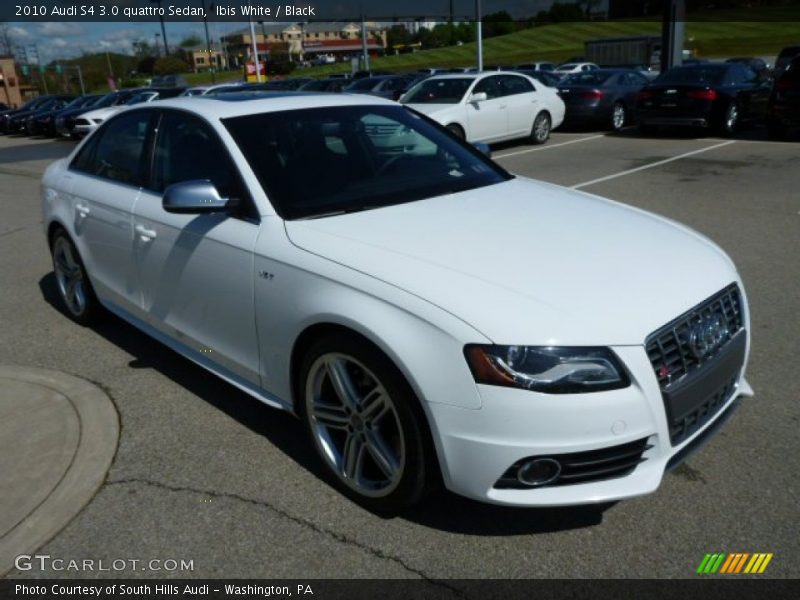 Ibis White / Black 2010 Audi S4 3.0 quattro Sedan