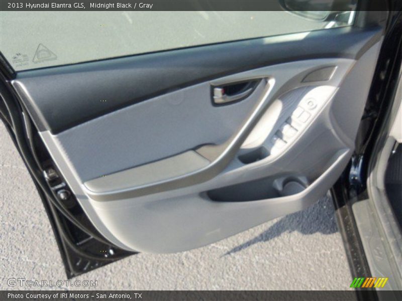 Midnight Black / Gray 2013 Hyundai Elantra GLS