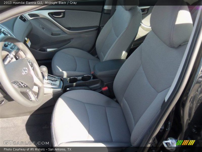 Midnight Black / Gray 2013 Hyundai Elantra GLS