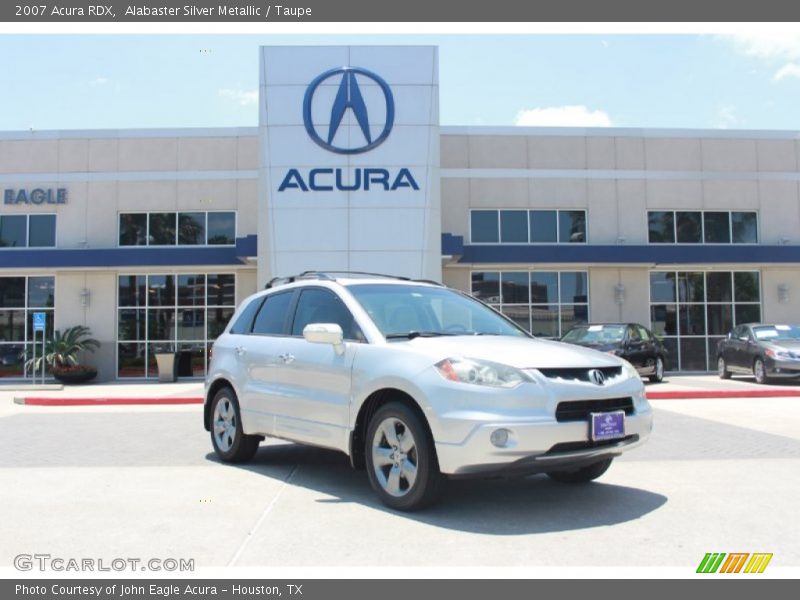 Alabaster Silver Metallic / Taupe 2007 Acura RDX