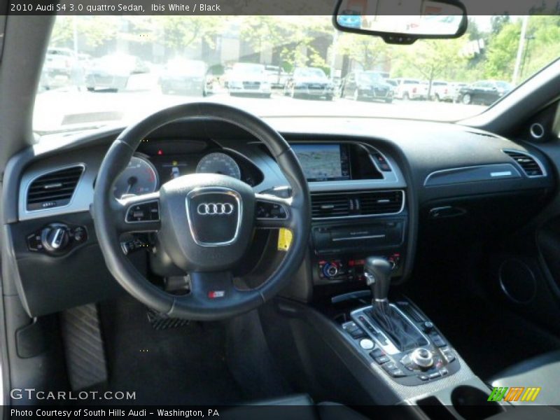 Ibis White / Black 2010 Audi S4 3.0 quattro Sedan