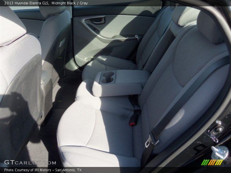 Midnight Black / Gray 2013 Hyundai Elantra GLS
