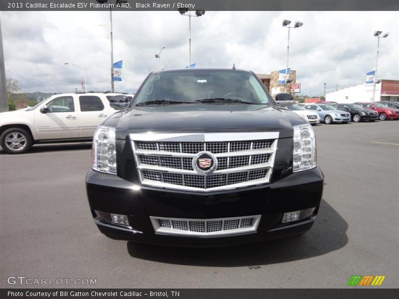 Black Raven / Ebony 2013 Cadillac Escalade ESV Platinum AWD