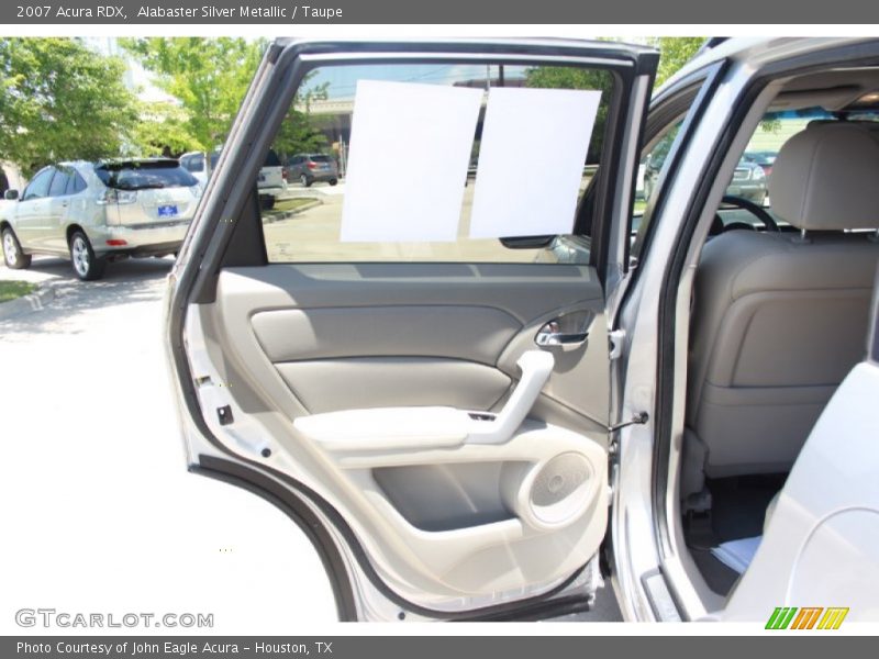 Alabaster Silver Metallic / Taupe 2007 Acura RDX