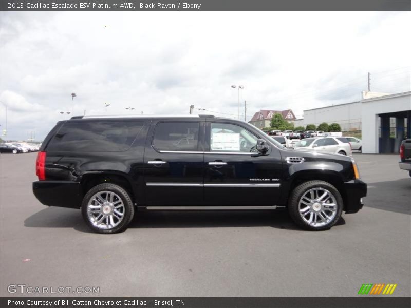 Black Raven / Ebony 2013 Cadillac Escalade ESV Platinum AWD