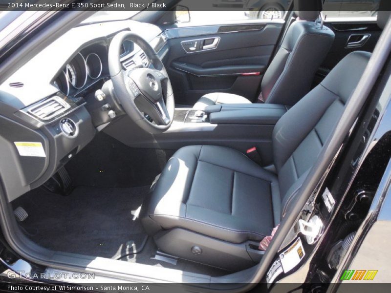 Black / Black 2014 Mercedes-Benz E 350 Sport Sedan