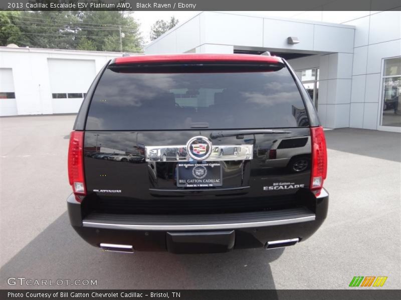 Black Raven / Ebony 2013 Cadillac Escalade ESV Platinum AWD