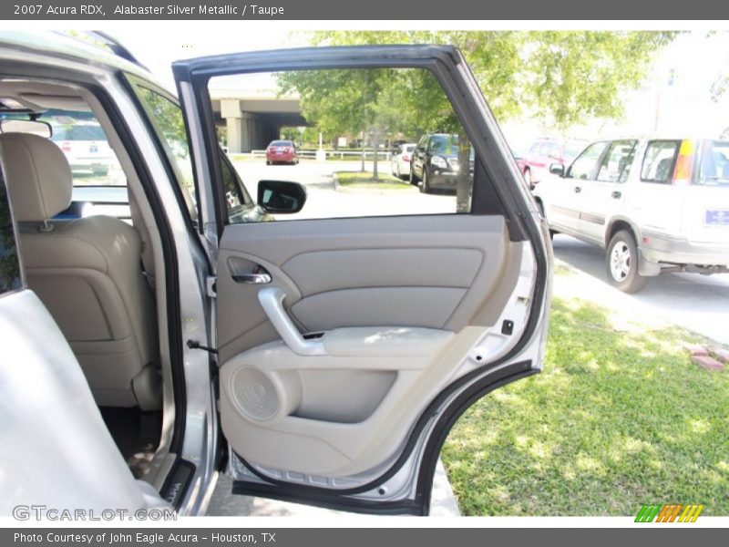 Alabaster Silver Metallic / Taupe 2007 Acura RDX