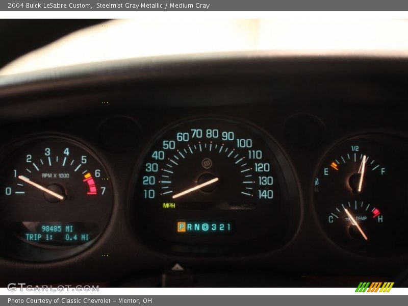 Steelmist Gray Metallic / Medium Gray 2004 Buick LeSabre Custom