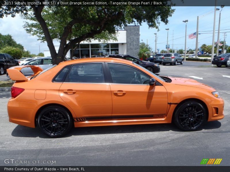 2013 Impreza WRX STi 4 Door Orange Special Edition Tangerine Orange Pearl