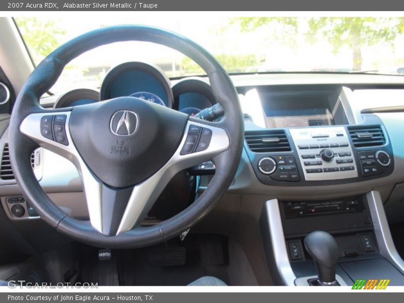 Alabaster Silver Metallic / Taupe 2007 Acura RDX