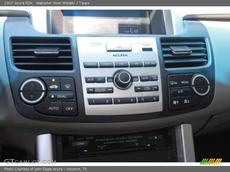 Alabaster Silver Metallic / Taupe 2007 Acura RDX