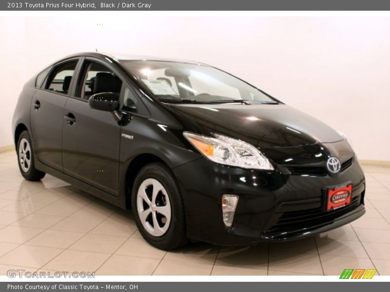 Black / Dark Gray 2013 Toyota Prius Four Hybrid