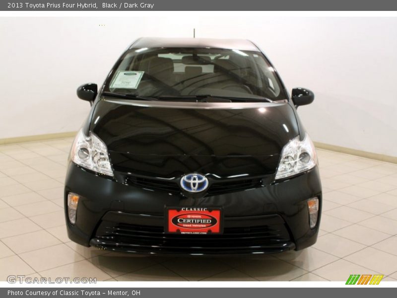 Black / Dark Gray 2013 Toyota Prius Four Hybrid