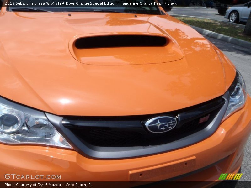 Hood - 2013 Subaru Impreza WRX STi 4 Door Orange Special Edition