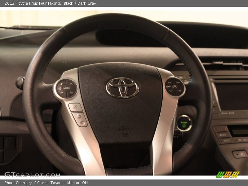 Black / Dark Gray 2013 Toyota Prius Four Hybrid