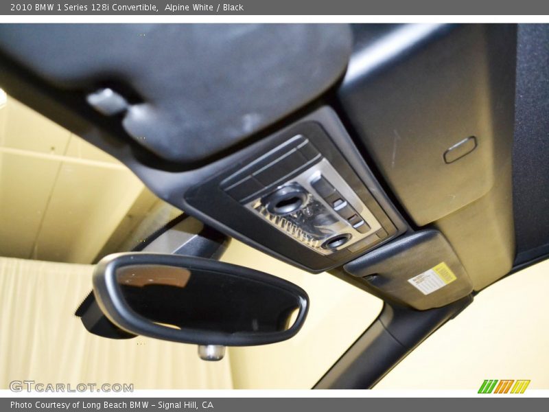 Alpine White / Black 2010 BMW 1 Series 128i Convertible