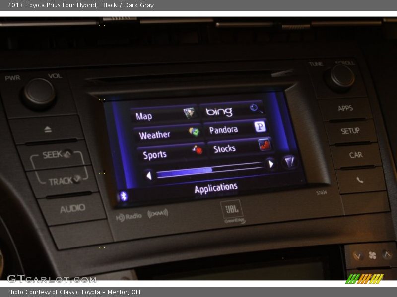 Black / Dark Gray 2013 Toyota Prius Four Hybrid