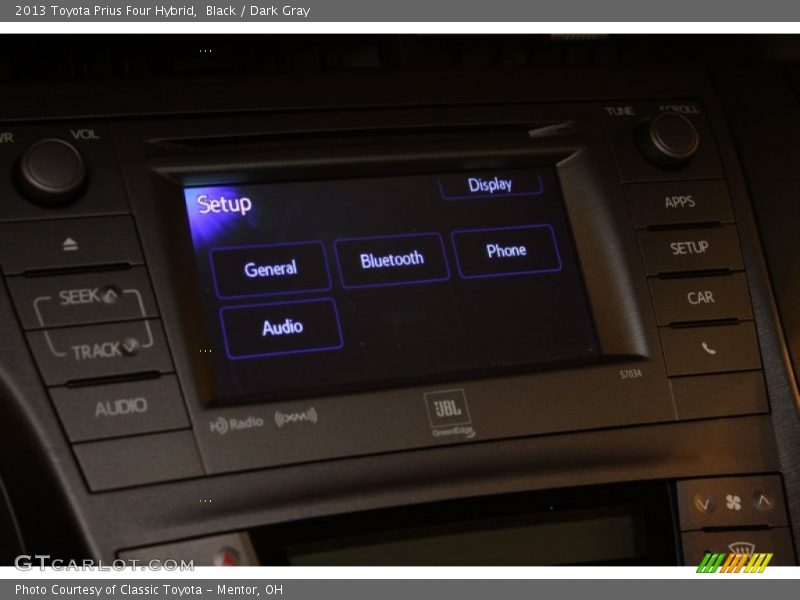 Black / Dark Gray 2013 Toyota Prius Four Hybrid