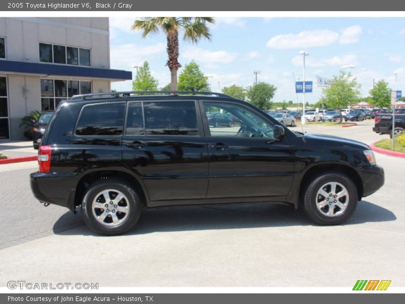 Black / Gray 2005 Toyota Highlander V6