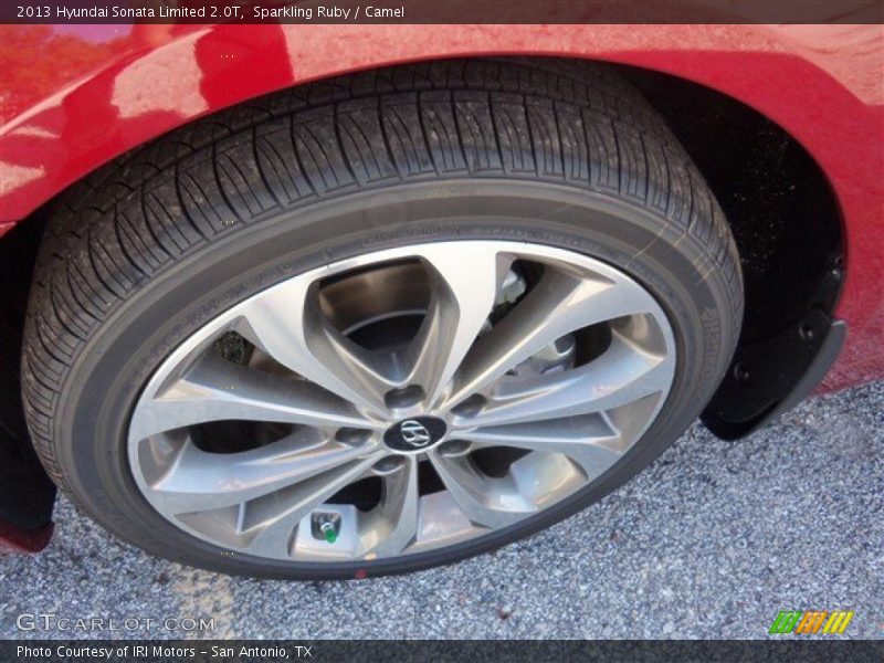 Sparkling Ruby / Camel 2013 Hyundai Sonata Limited 2.0T