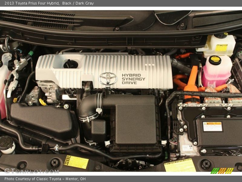 Black / Dark Gray 2013 Toyota Prius Four Hybrid