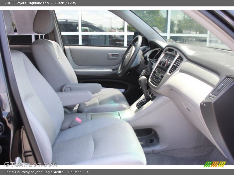 Black / Gray 2005 Toyota Highlander V6