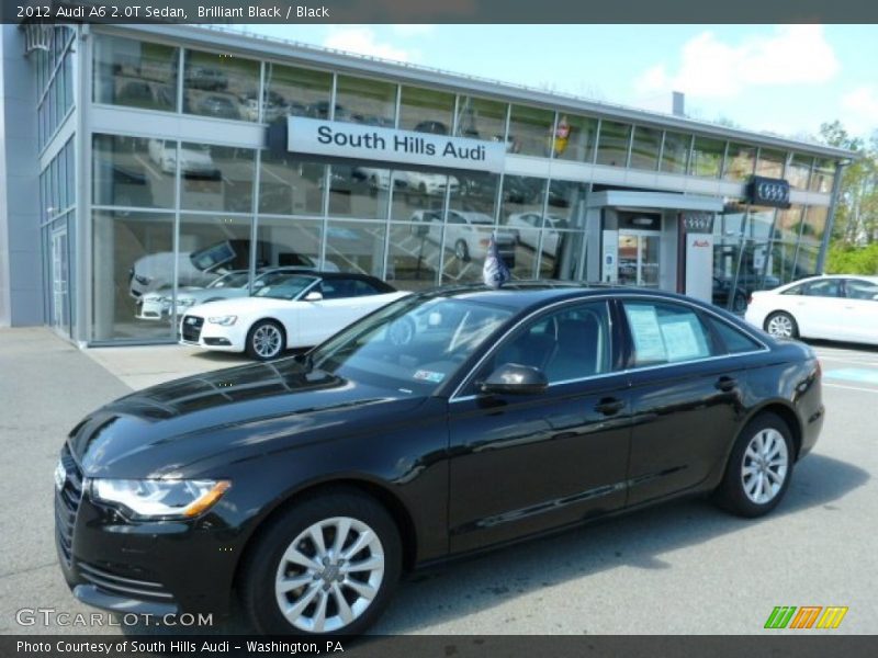 Brilliant Black / Black 2012 Audi A6 2.0T Sedan