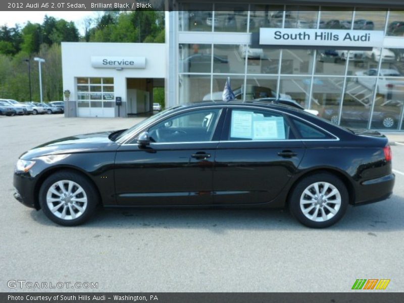Brilliant Black / Black 2012 Audi A6 2.0T Sedan