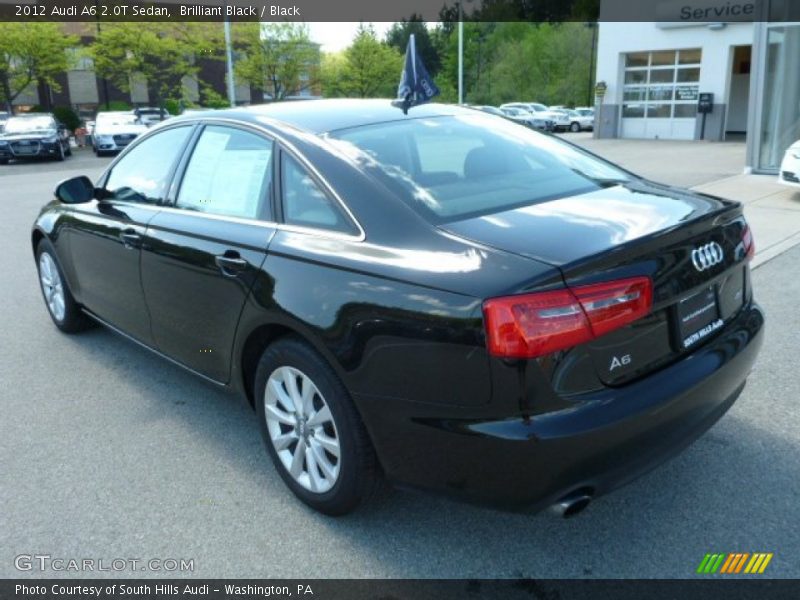 Brilliant Black / Black 2012 Audi A6 2.0T Sedan