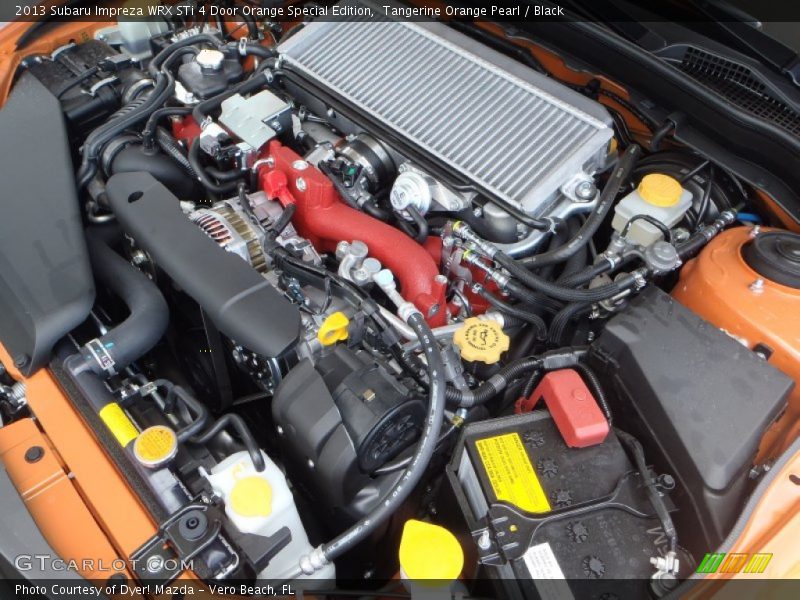  2013 Impreza WRX STi 4 Door Orange Special Edition Engine - 2.5 Liter STi Turbocharged DOHC 16-Valve DAVCS Flat 4 Cylinder