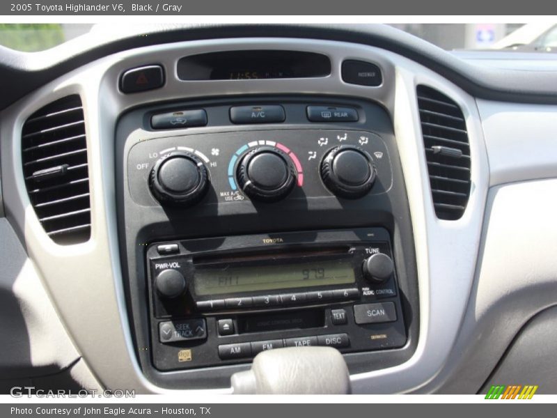 Black / Gray 2005 Toyota Highlander V6