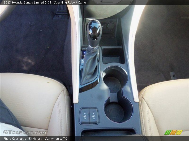 Sparkling Ruby / Camel 2013 Hyundai Sonata Limited 2.0T