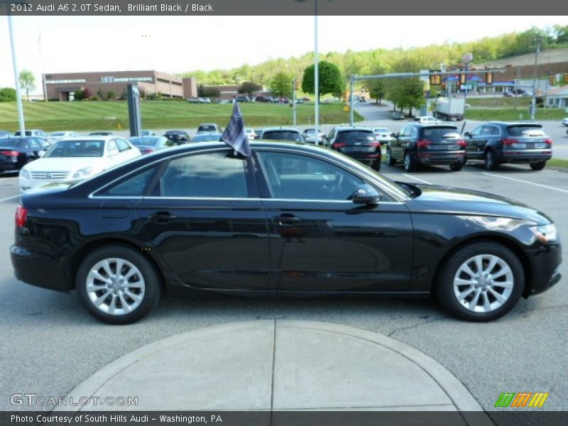 Brilliant Black / Black 2012 Audi A6 2.0T Sedan