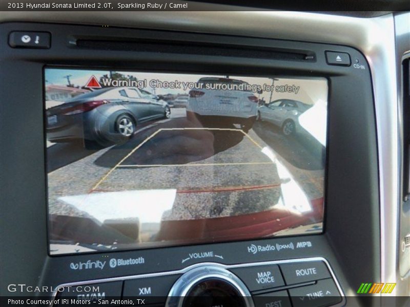 Sparkling Ruby / Camel 2013 Hyundai Sonata Limited 2.0T