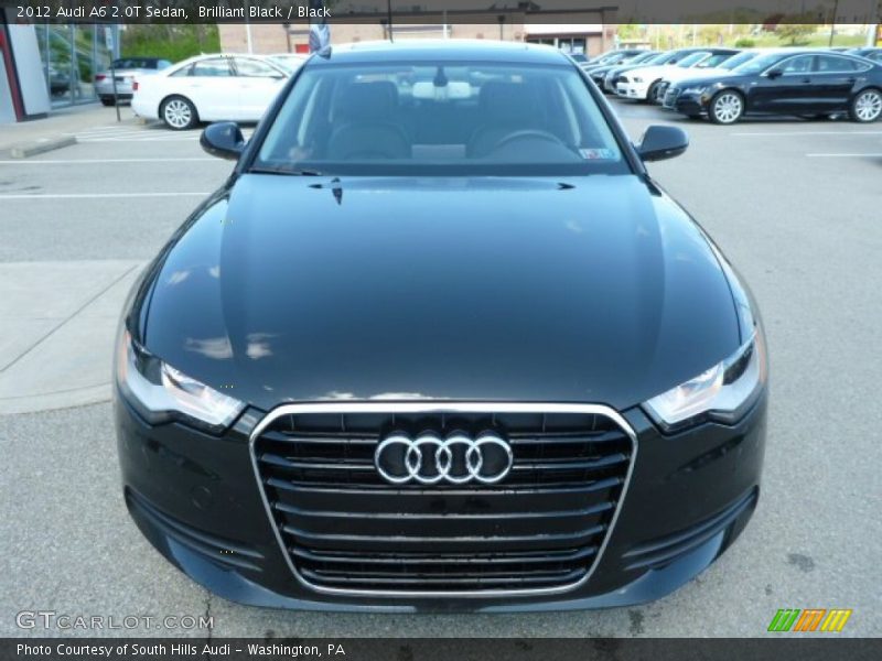 Brilliant Black / Black 2012 Audi A6 2.0T Sedan