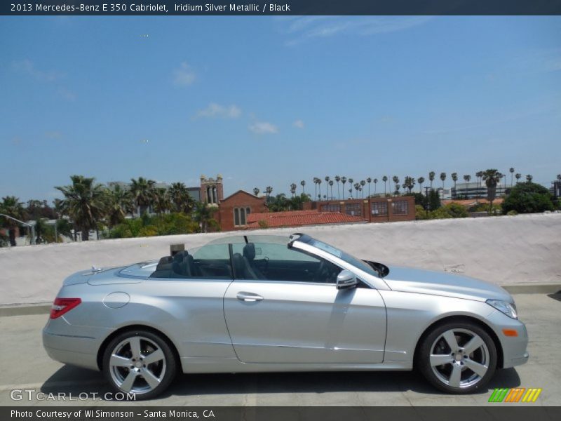 Iridium Silver Metallic / Black 2013 Mercedes-Benz E 350 Cabriolet