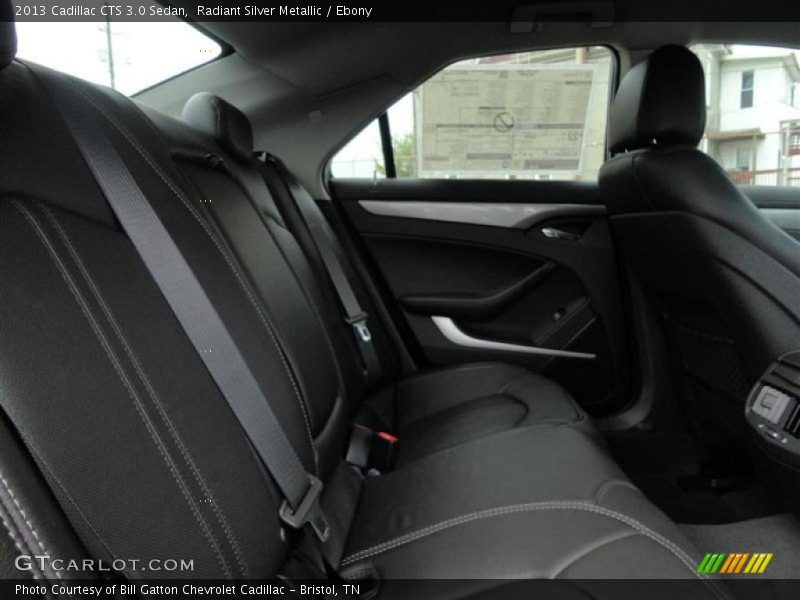 Radiant Silver Metallic / Ebony 2013 Cadillac CTS 3.0 Sedan