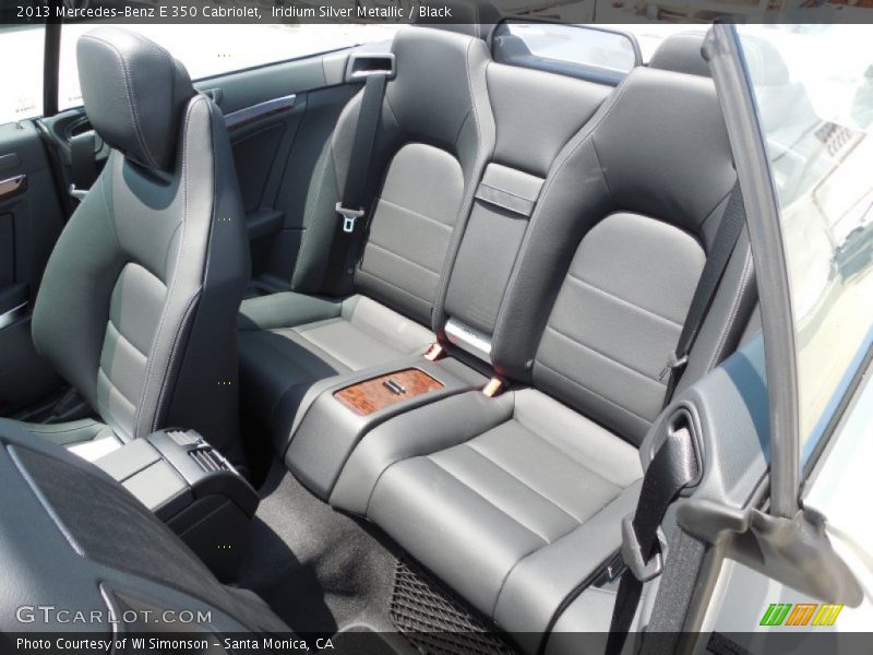 Iridium Silver Metallic / Black 2013 Mercedes-Benz E 350 Cabriolet