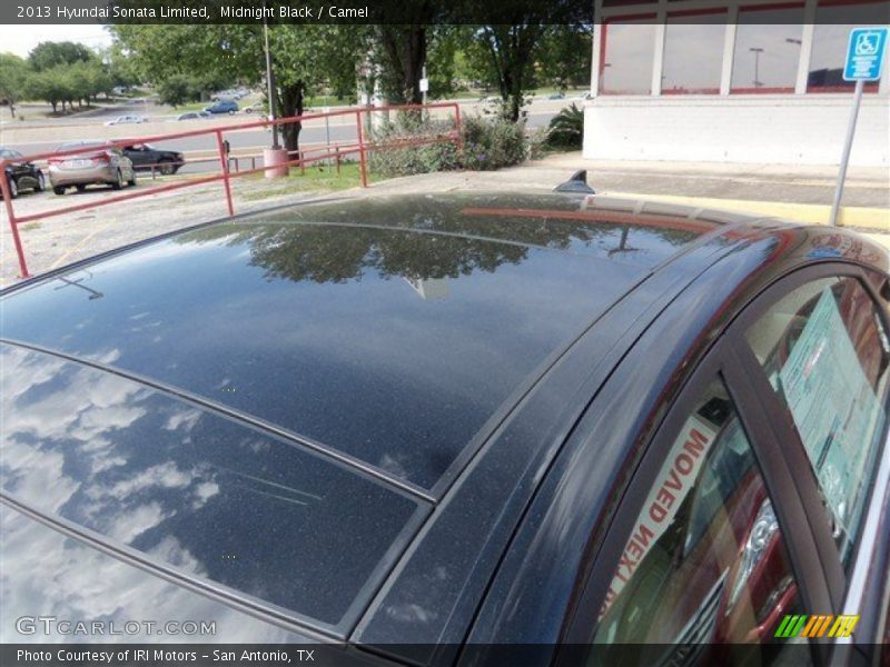 Midnight Black / Camel 2013 Hyundai Sonata Limited