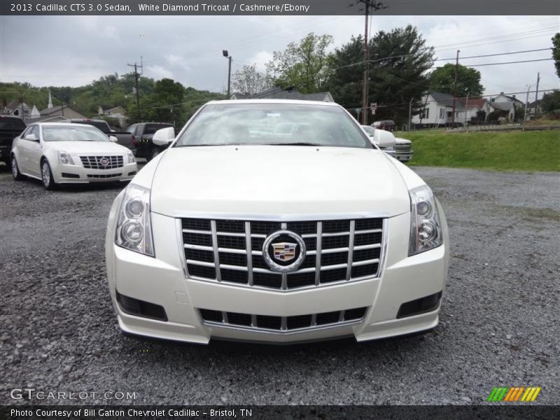 White Diamond Tricoat / Cashmere/Ebony 2013 Cadillac CTS 3.0 Sedan