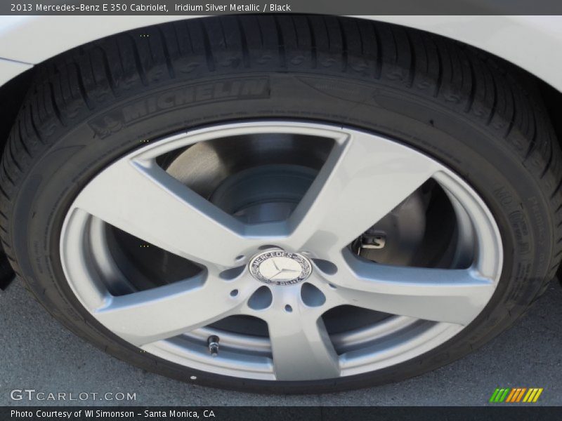 Iridium Silver Metallic / Black 2013 Mercedes-Benz E 350 Cabriolet