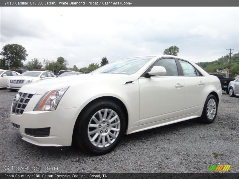 White Diamond Tricoat / Cashmere/Ebony 2013 Cadillac CTS 3.0 Sedan
