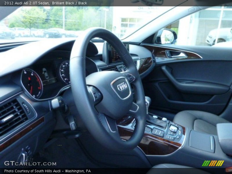 Brilliant Black / Black 2012 Audi A6 2.0T Sedan