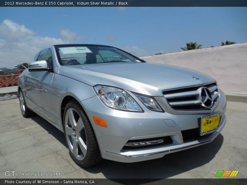 Iridium Silver Metallic / Black 2013 Mercedes-Benz E 350 Cabriolet