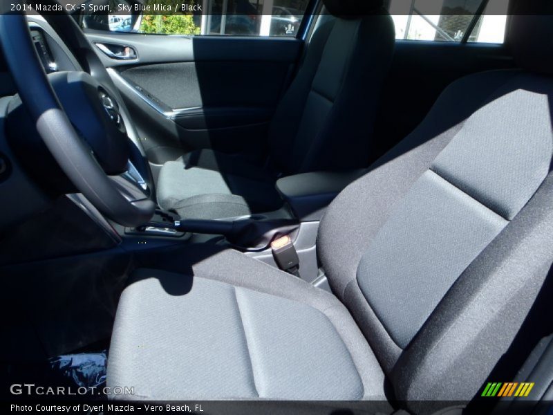 Sky Blue Mica / Black 2014 Mazda CX-5 Sport