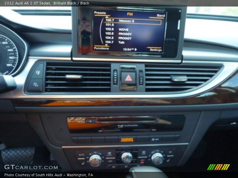 Brilliant Black / Black 2012 Audi A6 2.0T Sedan